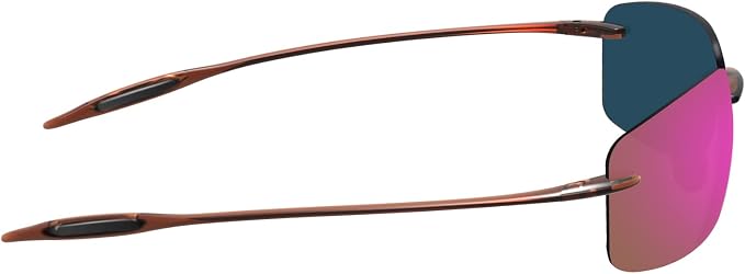 JULI Sports Sunglasses for Men Women Tr90 Rimless Frame for Running Fishing Golf Surf Driving MJ8009