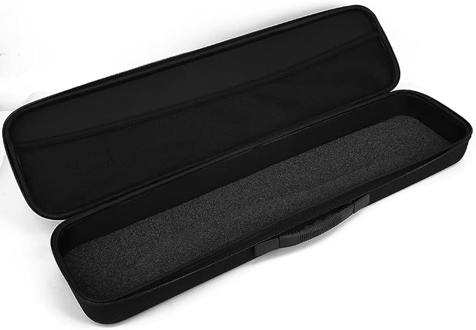 Hard Fishing Rod Bag, Portable Hard EVA Case Organizer Portable EVA Outdoor Fishing Rod Storage Bag Fishing Rod Case Fishing Tackle Bag (Without