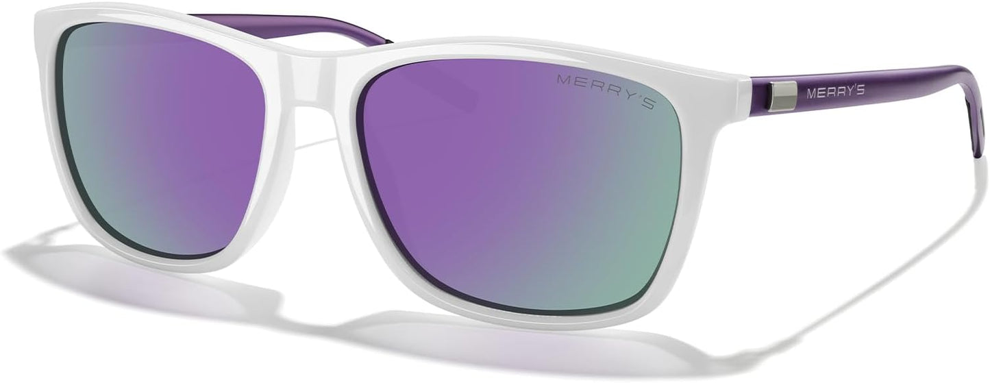 MERRY'S Unisex Polarized Aluminum Sunglasses Vintage Sun Glasses For Men/Women S8286