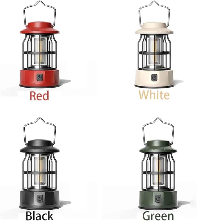 Outdoor Rechargeable Camping Lantern , Adjustable Waterproof Emergency Light , Ideal for Outdoor Survival, Fishing, Hurricanes, and Adventures