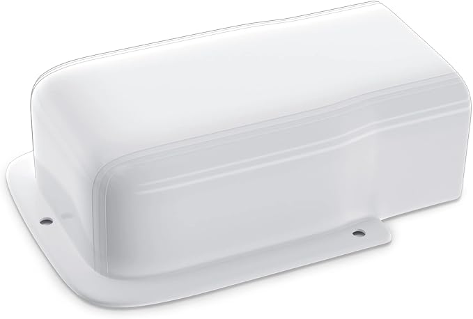 4" Entry Wall Cover Line Cover Set Parts PVC Accessory for Decorative for Ductless Mini Split, Central AC and Heat Pumps, White