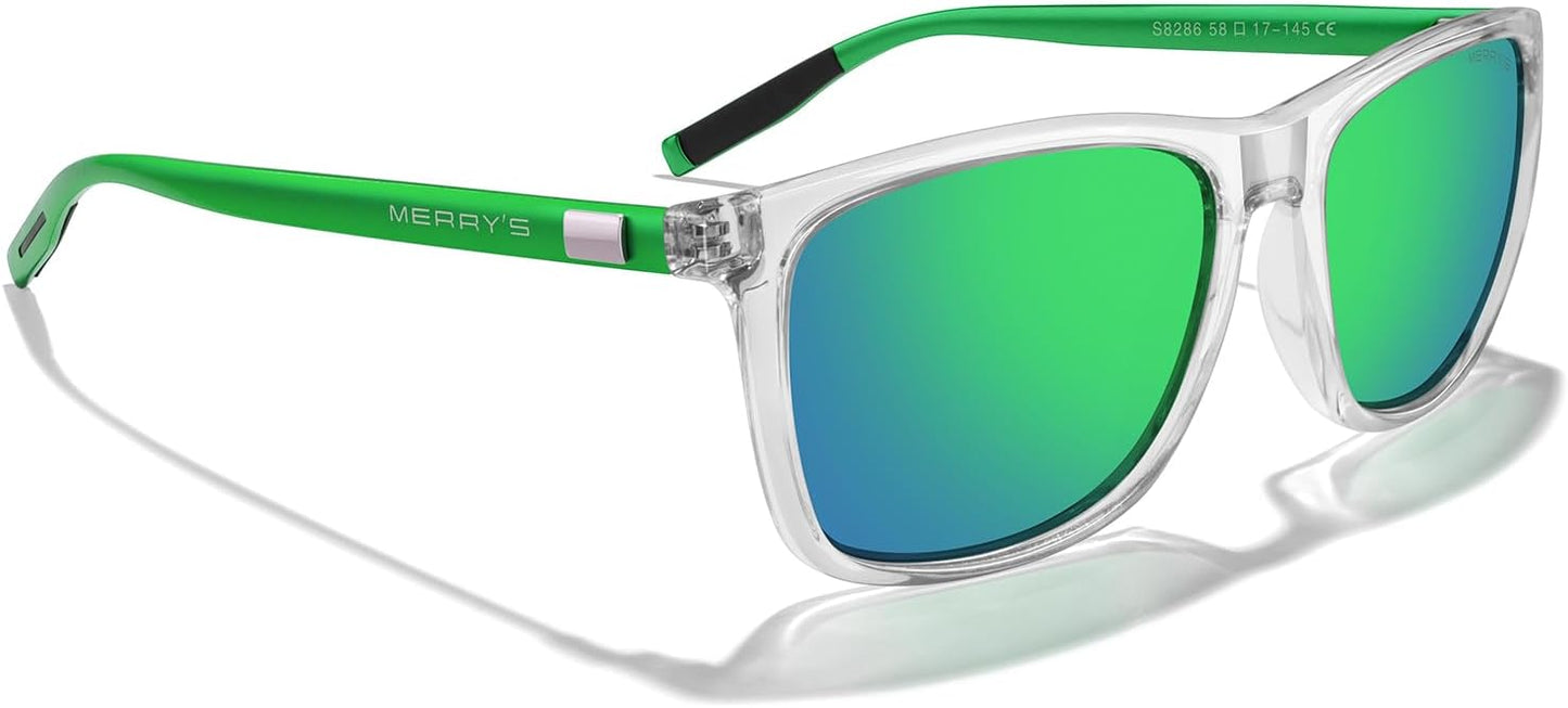 MERRY'S Unisex Polarized Aluminum Sunglasses Vintage Sun Glasses For Men/Women S8286