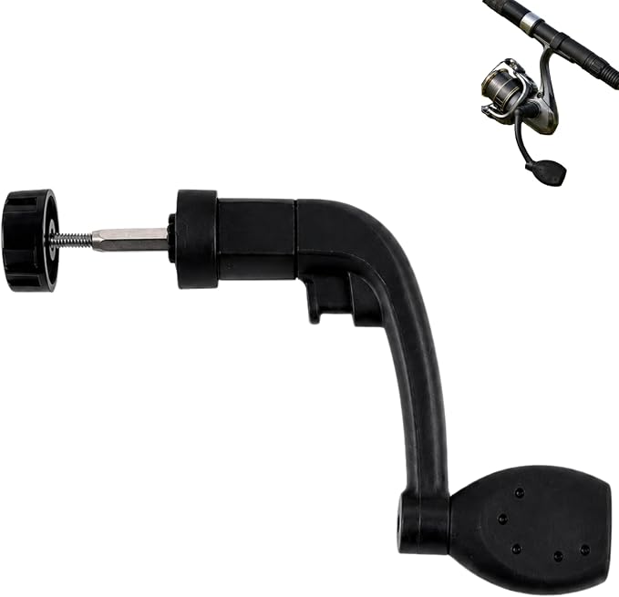 Universal Fishing Reel Rotary Knob Power Handle, Plastic Power Crank Handle for Spinning and Reels, Saltwater Fishing Gear Replacement Parts