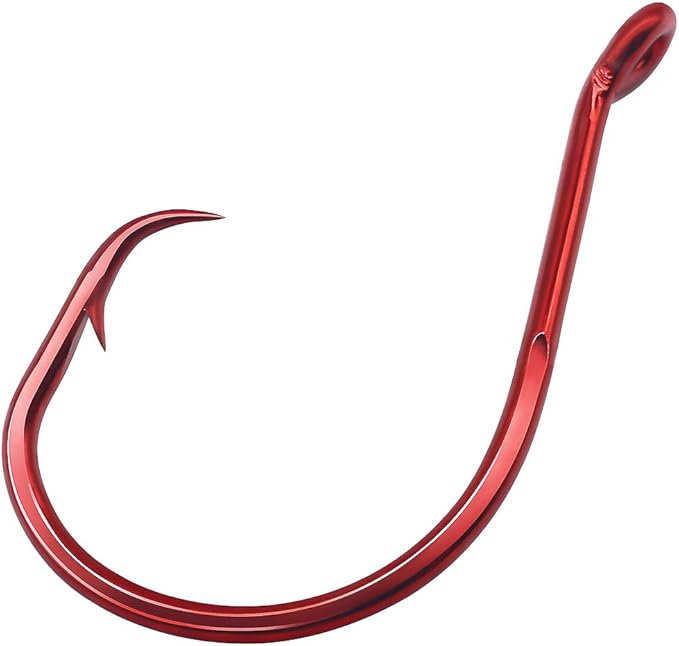 XFISHMAN Circle-Hooks-Fishing-Equipment-Octopus-Hooks-Saltwater-50 Pack #1 –12/0