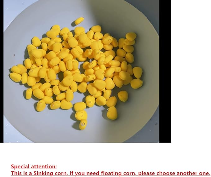 150Pcs Fake Corn Floating Soft Baits Simulation Carp Fishing Lures Floating Baits with Nice Scent