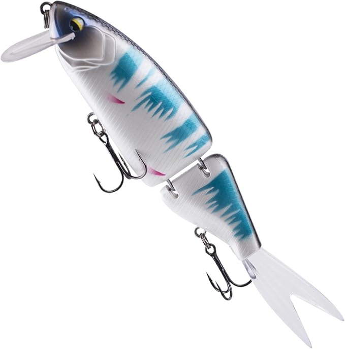 Glide Bait, Slow Sinking Swimbait, Topwater Hard Lures for Bass Catfish,Pike Perch, Freshwater or Saltwater