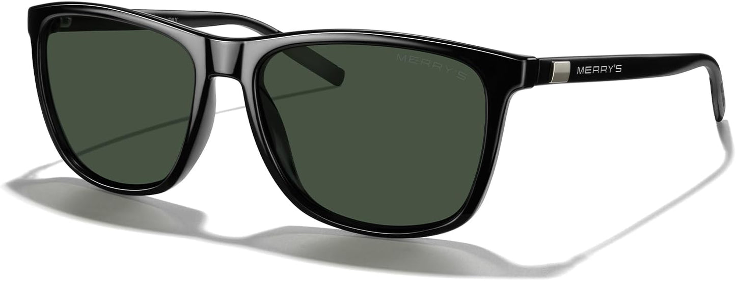 MERRY'S Unisex Polarized Aluminum Sunglasses Vintage Sun Glasses For Men/Women S8286