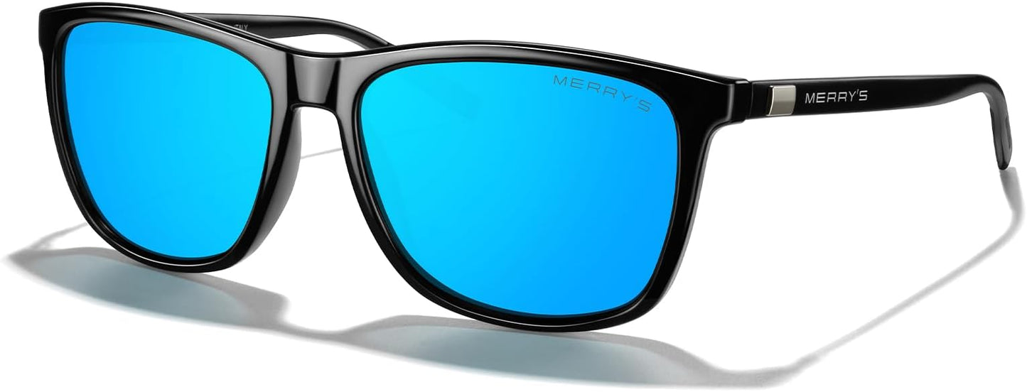 MERRY'S Unisex Polarized Aluminum Sunglasses Vintage Sun Glasses For Men/Women S8286