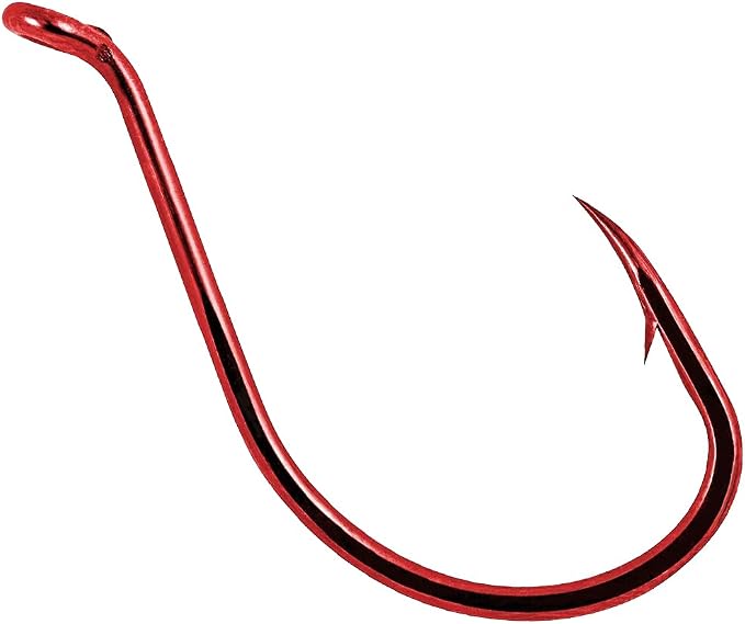 Octopus-Hook-Fishing-Beak-Circle-Hooks-Freshwater-Red-Black-100-50 Pack