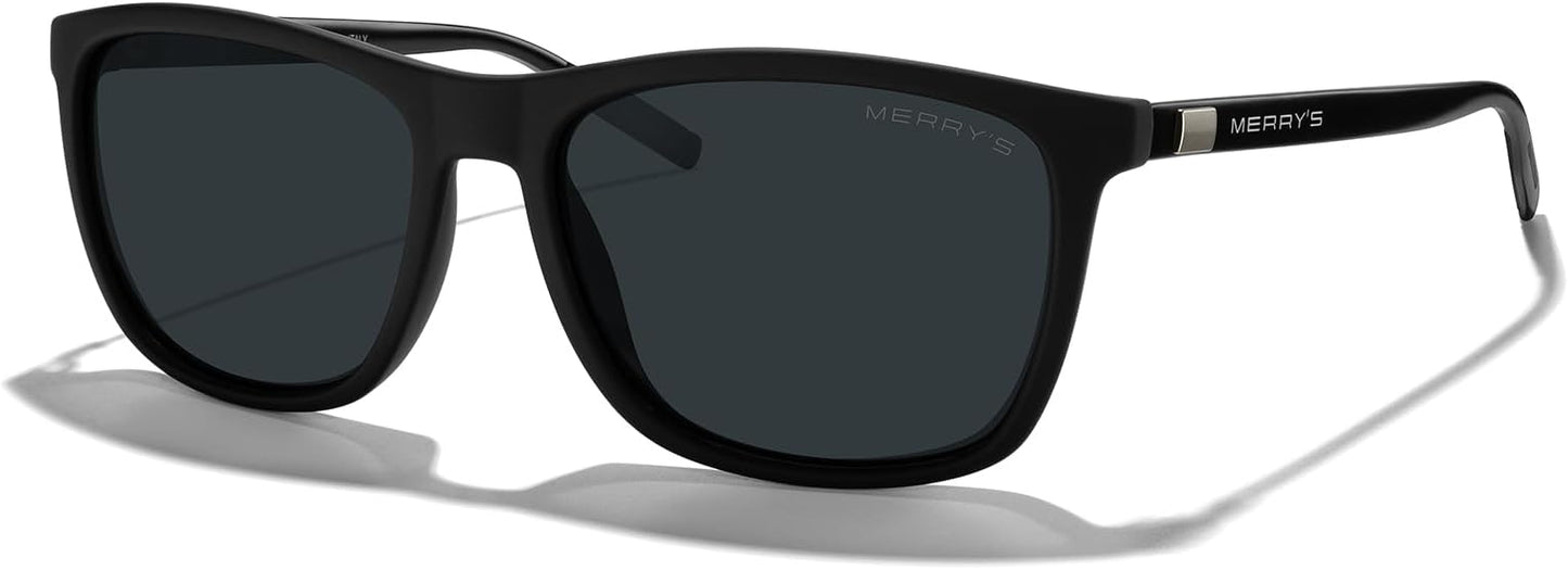 MERRY'S Unisex Polarized Aluminum Sunglasses Vintage Sun Glasses For Men/Women S8286