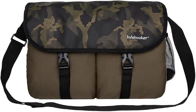Kylebooker Trout Fishing Bag Fly Fishing Crossbody Shoulder Tackle Bag