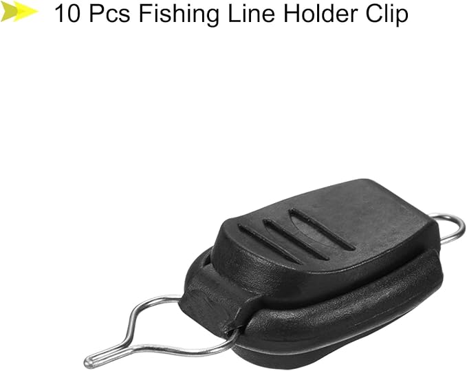 PATIKIL Fishing Line Holders, Baitcasting Reel Fishing Line Holder Clip Buckle Stopper Line Keeper Accessories