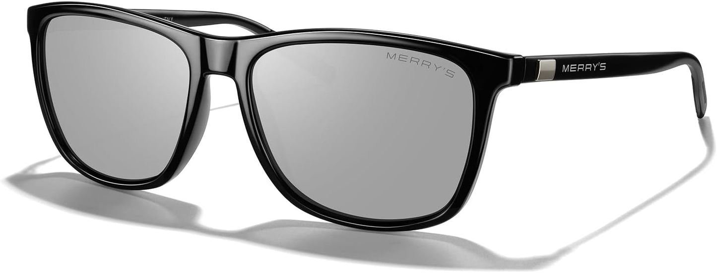 MERRY'S Unisex Polarized Aluminum Sunglasses Vintage Sun Glasses For Men/Women S8286