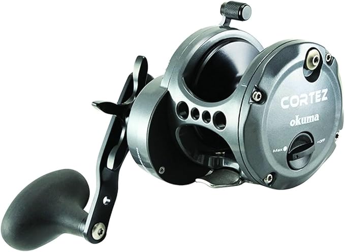 Okuma Cortez Graphite Star Drag High Speed 6.2:1 Reel