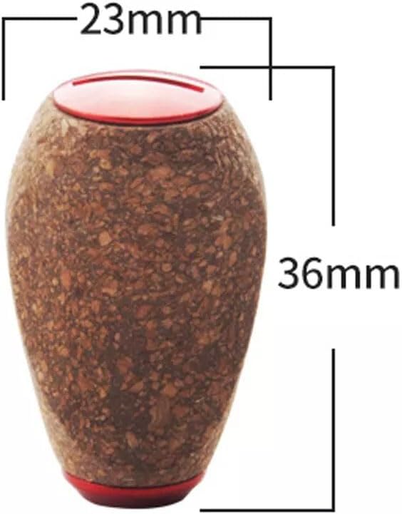 Reel Handle Knob Compatible with Abu Shimano Daiwa Soft Rubber Cork Wood Spinning Baitcasting