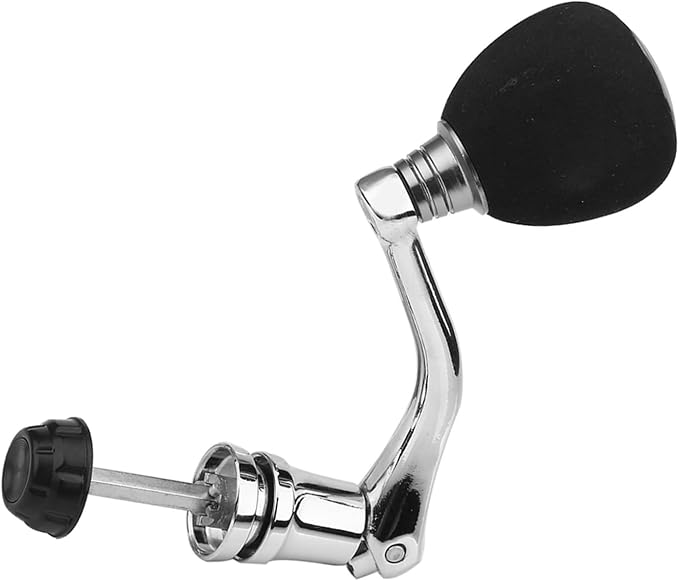 Ejoyous Fishing Reel Handle Replacement, Reel Replacement Power Handle, Metal Hex Trunk Rocker Arm Grip, Fishing Spin Reel Handle Grip Power Handle Reel Accessory