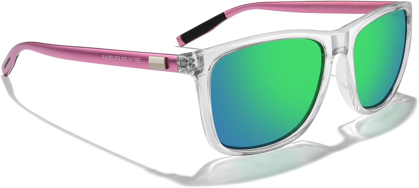 MERRY'S Unisex Polarized Aluminum Sunglasses Vintage Sun Glasses For Men/Women S8286