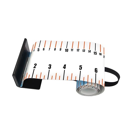Fishing Ruler, 47"/120cm Waterproof PVC Fish Size Measuring Tool with Enlarged Numbers at 10cm Intervals for Outdoor Fishing