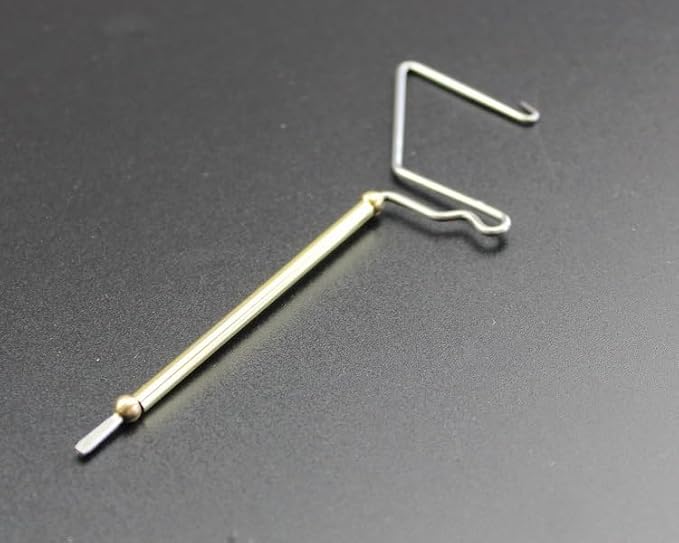 Fly Tying Tools Hackle Plier,Rotary Whip Finisher Wire Threader, Bodkin, Fly Fishing Lure Making Accessories(Style A- S)