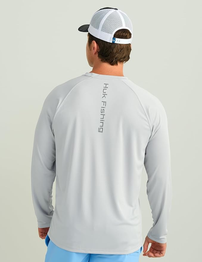 HUK Men's Pursuit Vented Long Sleeve Fishing Shirt (+30 UPF)
