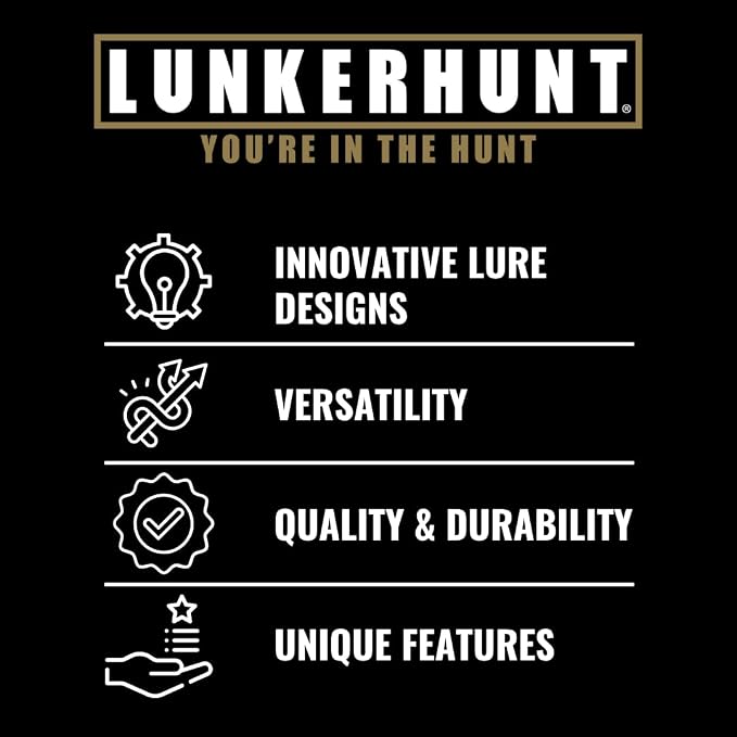 LUNKERHUNT Fishing Jar with Unique Scent Attractant | 1.5-Inch Durable Bait for Ice Fishing | Reusable Soft Plastic Lure for Bass, Trout and Pike