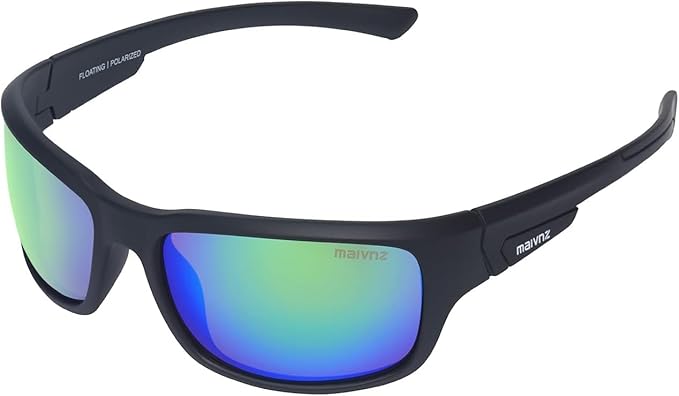 maivnz Floating Polarized Fishing Sunglasses for Men Women, Unsinkable UV400 Sports Glasses for Kayaking, Boating & Surfing