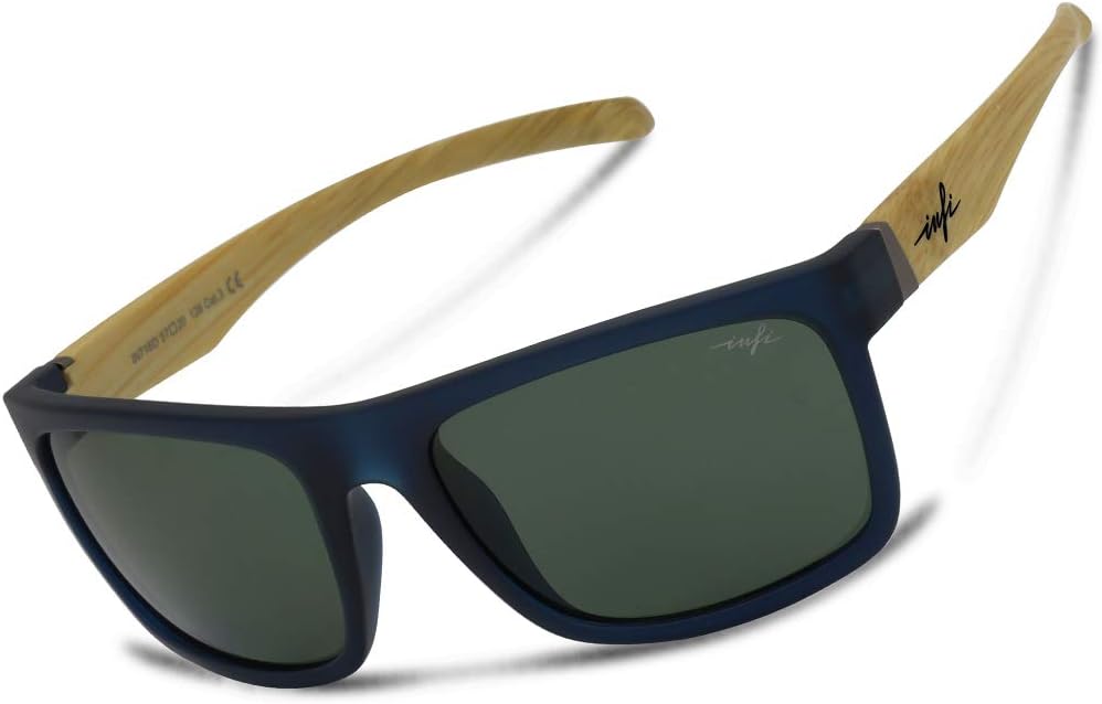 INFI Fishing Polarized Sunglasses for Men Driving Running Mirrored Glasses UV400 Protectiont