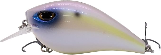 Duckett Fishing Squarebill Crankbait, Shallow Water Bass Lure with Aggressive Action and Deflections