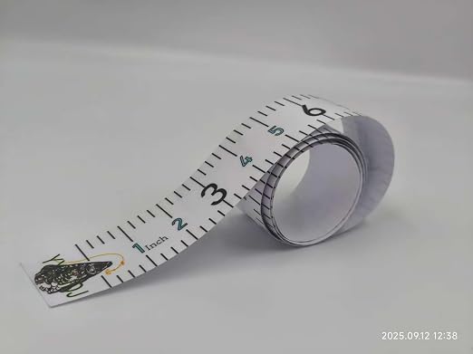 Adhesive Fish Ruler for Boat Transparent 60 Inch Fish Measuring Tape Sticker for Boat 2 Pcs Waterproof Self Adhesive Clear Fishing Measure Tape for Workbench Kayak Accessories