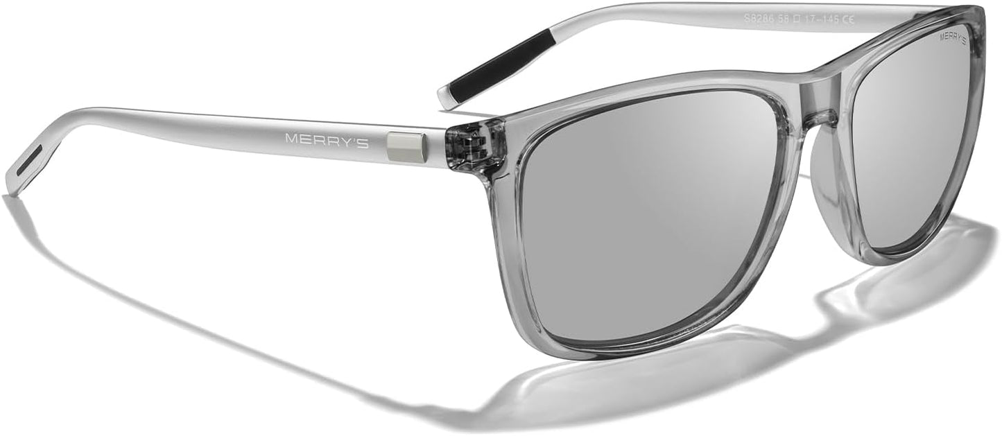 MERRY'S Unisex Polarized Aluminum Sunglasses Vintage Sun Glasses For Men/Women S8286