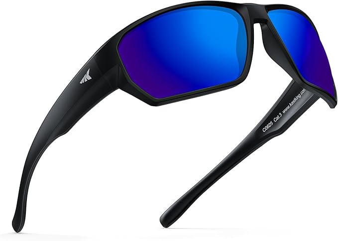 KastKing Merced Floating Polarized Sports Sunglasses, With PuriVex Protective Lens Coating, Lightweight TPX Frame, Men Women