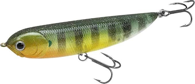 LUCKY CRAFT Sammy 98, Freshwater Lake Bass Fishing Lure, Topwater, Floating, Perfect Walking The Dog, Fishing Gear, Fishing Accessories, Fishing Tackle