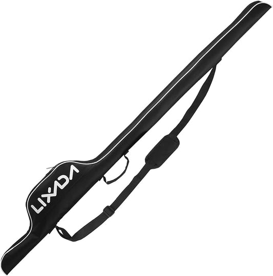 Lixada 63 Inch Fishing Rod Bag Portable Fishing Rod Reel Protective Case, Folding Fishing Pole Holder Cover Rod Tackle Organizer