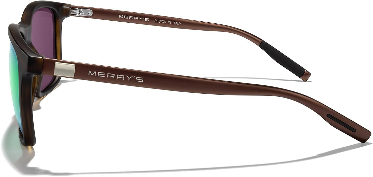 MERRY'S Unisex Polarized Aluminum Sunglasses Vintage Sun Glasses For Men/Women S8286