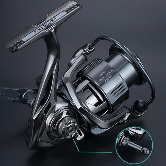 Fishing Lure YINYU Spinning Reel SPIKER Screw-in Type Carbon Double Handle Casting Farther Fishing reels