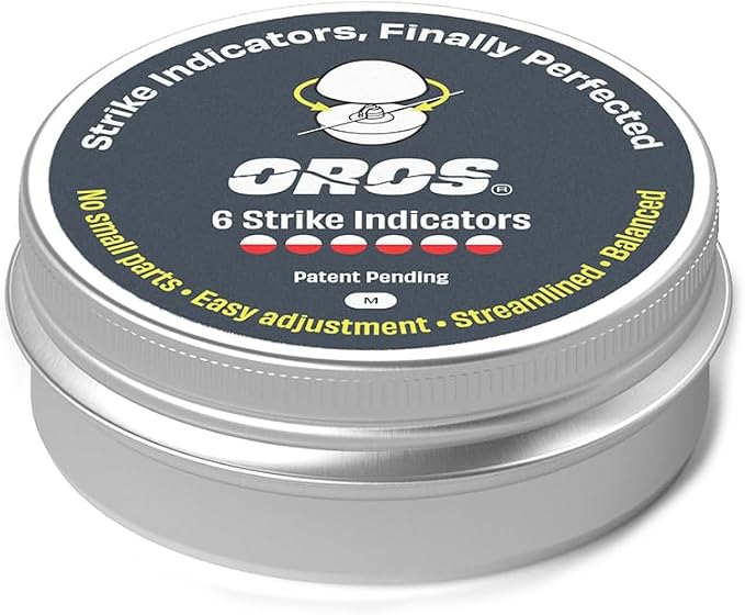 Oros Strike Indicators for Fly Fishing, Reusable Foam Nymph Indicators, High Visibility Trout Fishing Float, Assorted Sizes