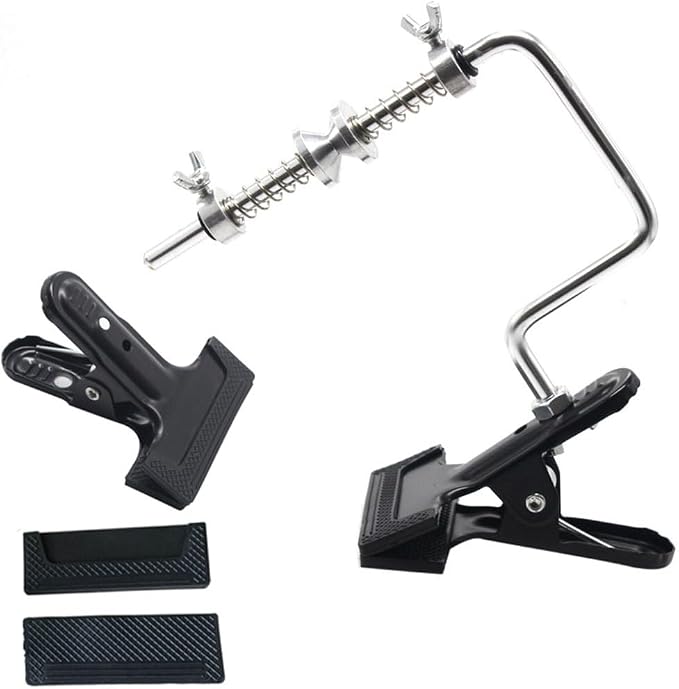 NOLITOY Fishing Line Winder with Clip Spinning Reel Line Spooler for Fishing Reels Multi-Rotate Spool Holder to Reduce Twist Compact Fishing Accessories Tool for Pole Mount