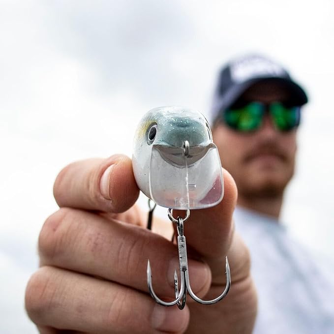 Strike King KVD 2.5 Wake Bait Fishing Lure, 3/8 oz, Unique Clacking Sound