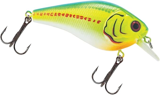 Luck E Strike 2 Inch Square Bill Crankbait, Made in The USA