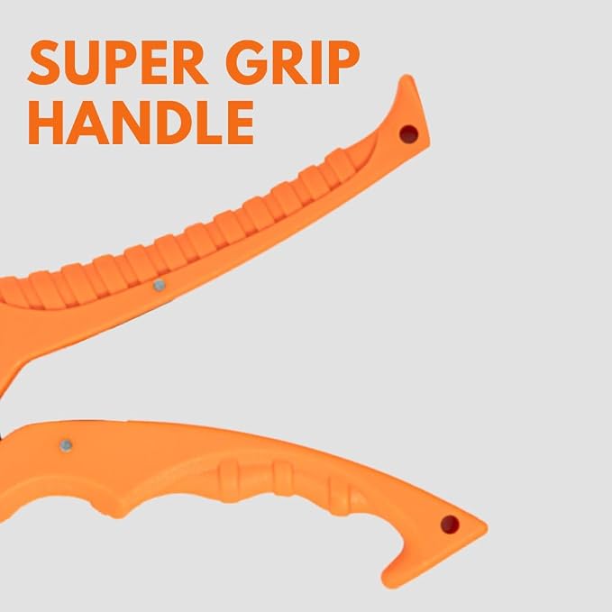 Catfish Pro Tournament Series Fish Lip Grip | One-Handed Operation Fish Lip Gripper with Adjustable Lanyard for Easy, Secure, and Comfortable Fishing