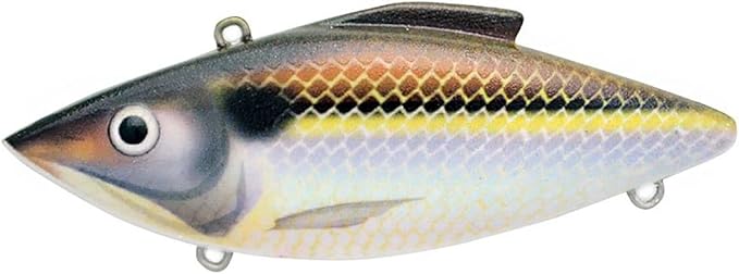 Bill Lewis Lures Lifelike Rat-L-Trap Magnum Trap 3/4 OZ Lipless Crankbait Fishing Wobble Freshwater Lure for Black Bass