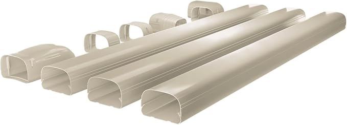 MRCOOL LineGuard Line Set Outdoor Cover for Ductless Mini Split System, Protection from Wind, Rain and Extreme Temperatures, Tan