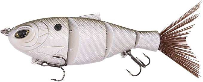 Duckett Fishing BD Shad Hard Swimbait, Realistic Baitfish Imitation for Targeting Bass with Lifelike Action