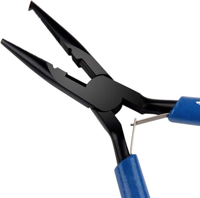 KastKing Intimidator Fishing Pliers, Corrosion Resistant Polymer Coated Fishing Tools, Tungsten Carbide Cutters, Saltwater Resistant Fishing Gear