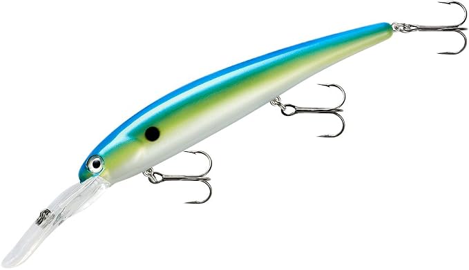 Bandit Lures 4 3/4-Inch Slender Minnow Jerkbait Trolls Up to 27 Feet Deep, Universal Color Patterns, 1 Piece