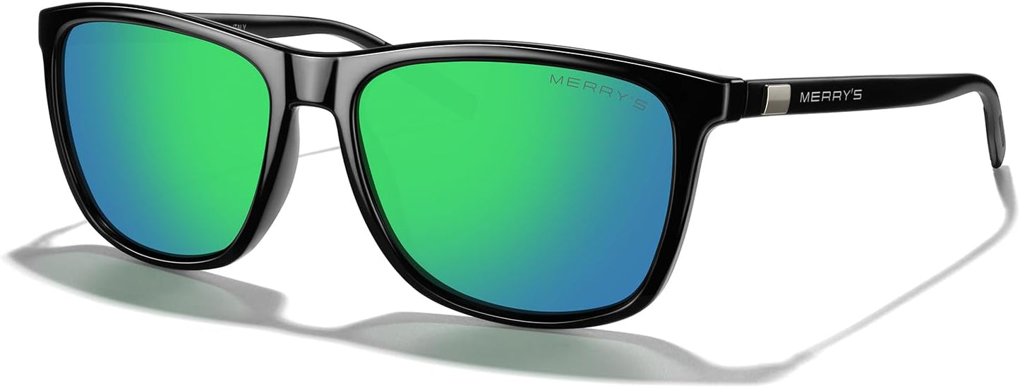 MERRY'S Unisex Polarized Aluminum Sunglasses Vintage Sun Glasses For Men/Women S8286