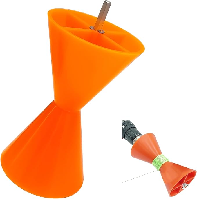 Fishing Line Stripper,Remove Fishing Line Quickly,Drill-Powered Line Stripping Tool,Stripper Removes Strip Line Fishing Reel Accessories,Compatible with Most Drills