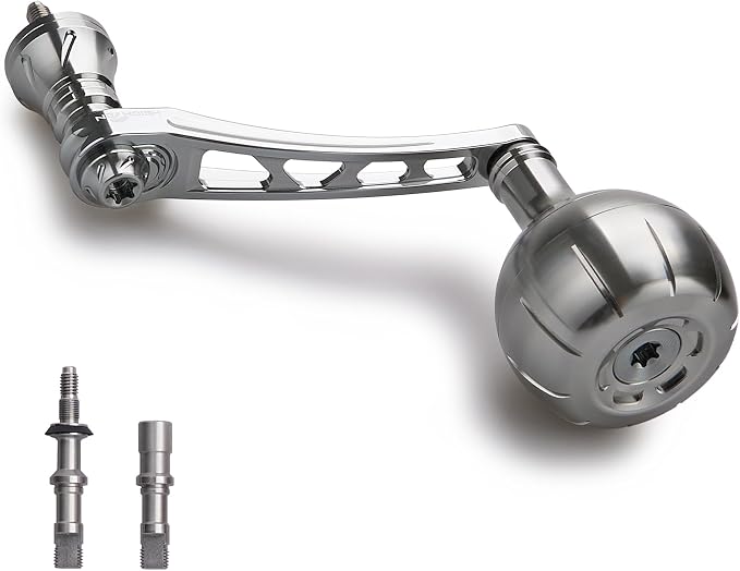 HEIGHTEN 65-70mm Spinning Reel Handle with 38mm Knob for Shimano Stradic FL FM Stella Vanford Vanquish Nasci Twinpower Daiwa Fuego BG MQ Ballistic Certate Luvias Tatula