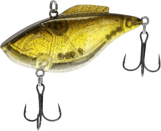 Bill Lewis Hammer-Trap - Freshwater Lifelike Lipless Crankbait Fishing Lure with Mustad Triple Grip Hooks, 3/8 Oz - 5/8 Oz
