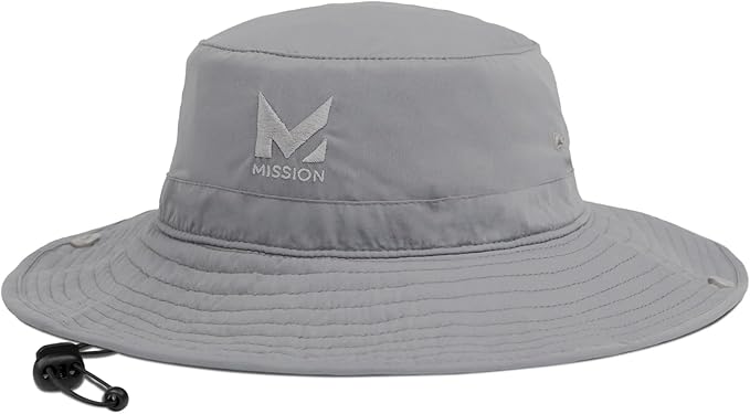MISSION Cooling Bucket Hat - Unisex Wide-Brim Hat for Men & Women - Lightweight, Foldable & Durable - Cools Up to 2 Hours